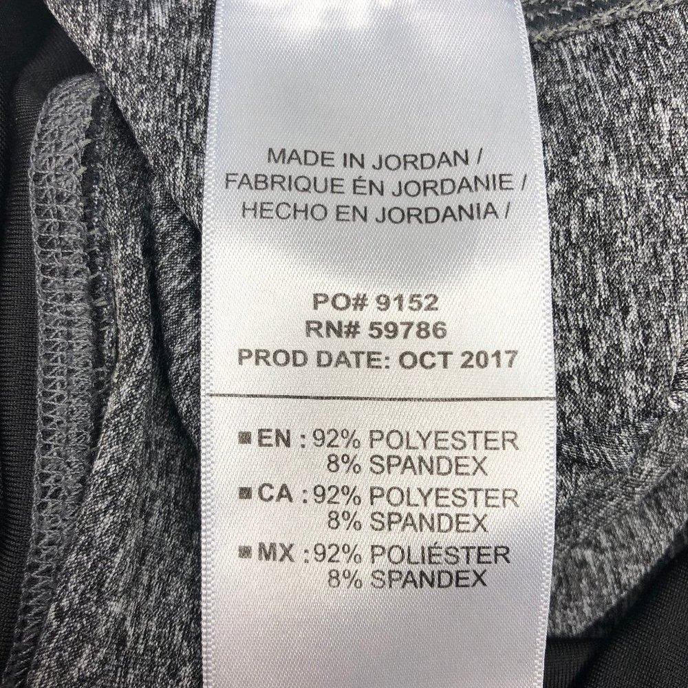 Leg3nd Heathered Gray Yoga Leggings Capri Small - Picture 8 of 8